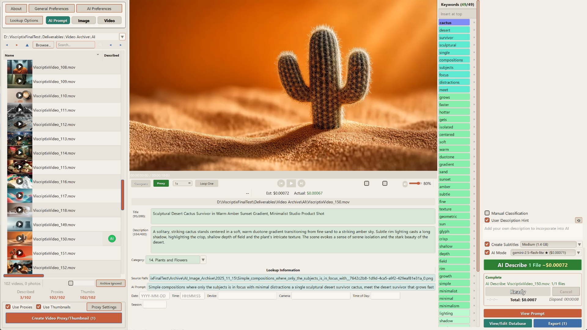 Viscriptix application screenshot